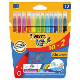 ROTULADORES BIC KIDS 12 UNIDADES