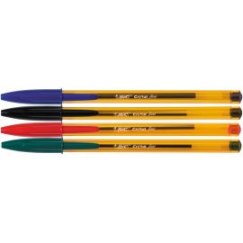 BOLIGRAFO BIC CRISTAL FINO BLISTER 4 COLORES