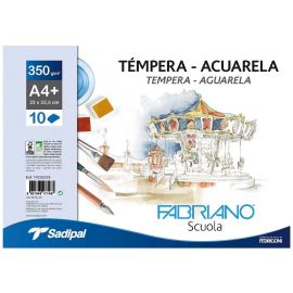 BLOC ACUARELA A4 350 GR -10 HOJAS