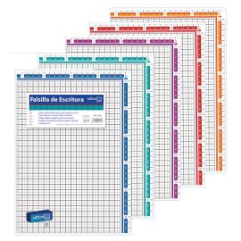 FALSILLA ESCRITURA A-4 CUADRICULA