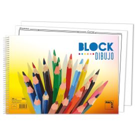 BLOCK DIBUJO  LISO SIN RECUADRO 130GR - 20 HOJAS