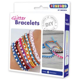 PULSERAS BRILLANTES 6 UNIDADES