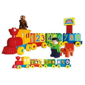 TREN PRE SCHOOL UNICOPLUS 33 PIEZAS