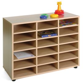 MUEBLE ESTANTERIA 18 HUECOS 40X90X76,5 CM