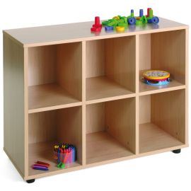 MUEBLE ESTANTERIA 6 HUECOS 40X90X76 5 CM 