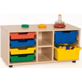 MUEBLE CUBETERO+ESTANTERIA 2 HUECOS 40X90X44CM