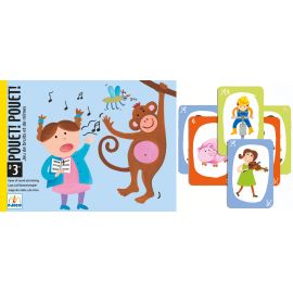 CARTAS POUET POUET  + SUJETA CARTAS DE REGALO