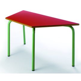 MESA PREESCOLAR TRAPEZOIDAL 110X55X55 CM ALTURA 54 CM 