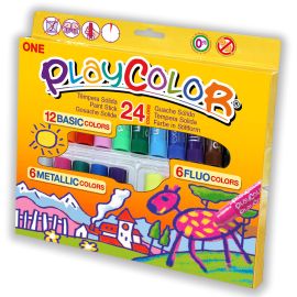 PLAYCOLOR SURTIDO BASIC-METALLIC-FLUO
