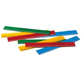 REGLAS 16 CM  COLORES OPACOS 100 UNIDADES