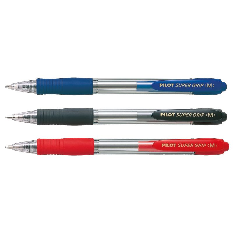 Supial Papelerías  BOLIGRAFO PILOT SUPER GRIP G AZUL RETRACTIL