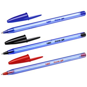 BOLI BIC CRISTAL SOFT AZUL