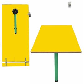 MESA ABATIBLE PATAS VERDES