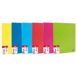 CARPETA DE 20 FUNDAS A4 COLORES SURTIDOS