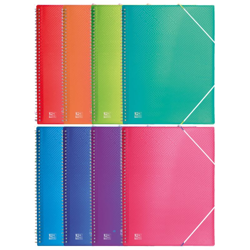 Carpeta Espiral 20 Fundas A3+ Horizontal Colorline Surtido