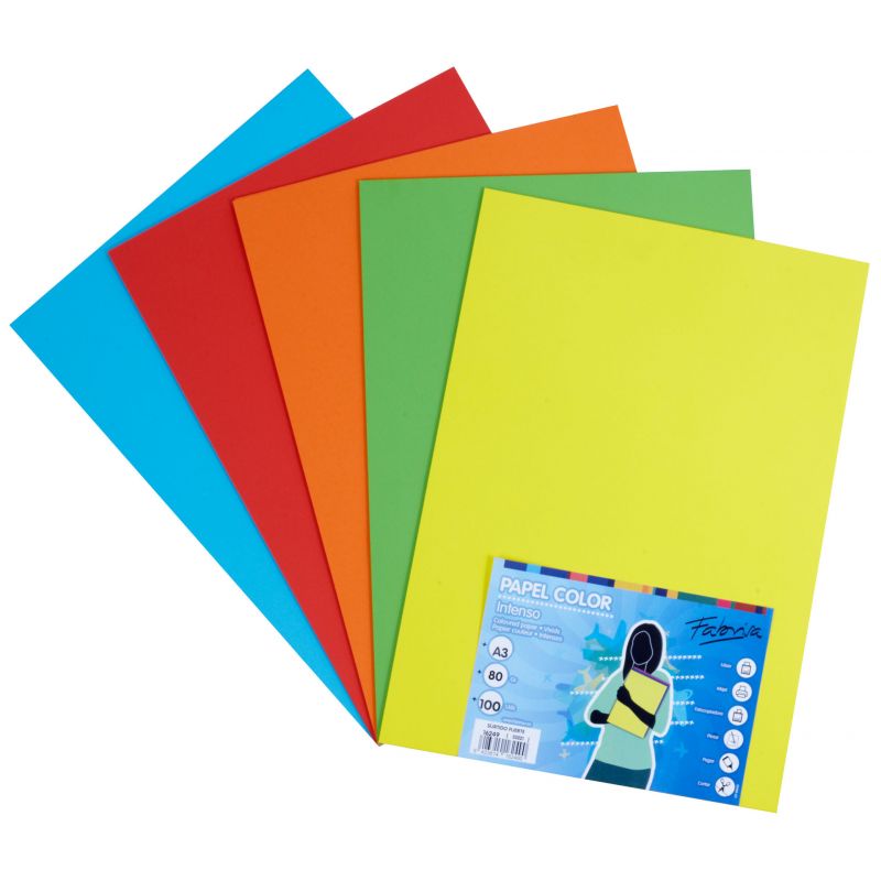 Expositor papel y sobres color