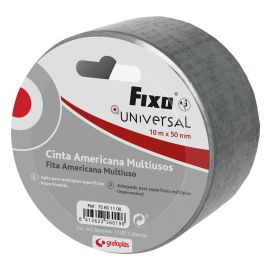 CINTA AMERICANA FIXO 50MMX10MT GRIS