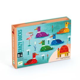CARTAS CRAZY DUCKS - JUEGO DE TACTICA  + SUJETA CARTAS DE REGALO
