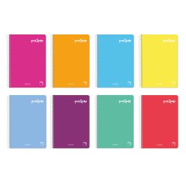 CUADERNO FOLIO POLIPAC 80H MONOCOLOR 4X4-80GRS  PAQUETE 5 UNIDADES