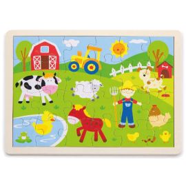 PUZZLE 24 PIEZAS GRANJA