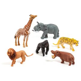 ANIMALES SELVA- 6 FIGURAS