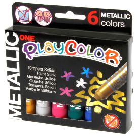 PLAYCOLOR METALLIC ONE CAJA 6 COLORES