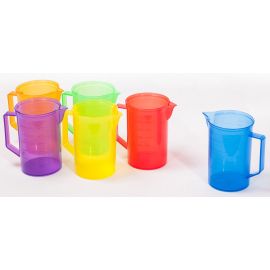 Jarras Medidoras Westmark Juego De 2 - 0.5L Y 1L - Con Tapa Y Escalas Jarras Medidoras Westmark Juego De 2 - 0.5L Y 1L - Con Tapa Y Escalas