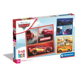 PUZLE 3X48 PIEZAS SQUARE CARS 4 BLOCCO LICENCIA