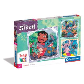 PUZLE 3X48 PIEZAS SQUARE STITCH DISNEY