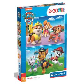 PUZLE 2 X 20 PIEZAS PAW PATROL