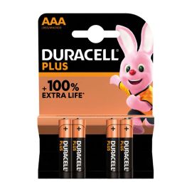 BLISTER PILA DURACELL PLUS AAA 4 UNIDADES