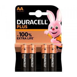 BLISTER PILAS DURACELL PLUS AA 4 UNIDADES