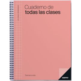 CUADERNO DE TODAS LAS CLASES SEMANA VISTA