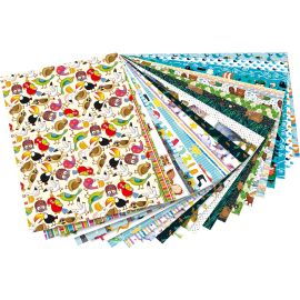 BLOC 20 CARTULINAS 24x34 CM  MOTIVOS NIÑOS