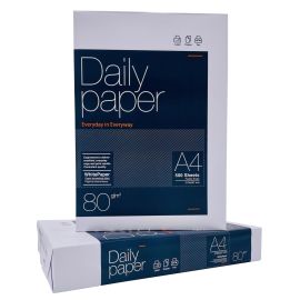 CAJA 5 PAQUETES DE 500 HOJAS DIN-A4 80 GRAMOS