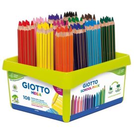 LÁPICES DE COLORES GIOTTO MEGA