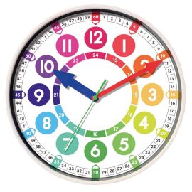 RELOJ CONCENTRACION MULTICOLOR 30 CM