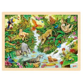 PUZLE 96 PIEZAS ANIMALES AMERICA DEL SUR