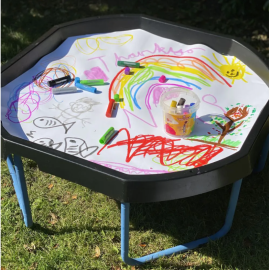 1PROMO TUFF PAPEL BLANCO  20 HOJAS + BANDEJA NEGRA TUFF TRAY