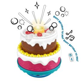 TARTA DE CUMPLEAÑOS CON POMPAS