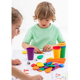 MOSAICO PIEDRA MULTICOLOR- 36 UNIDADES