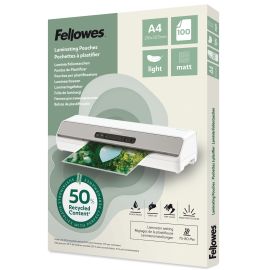 FUNDAS DE PLASTIFICAR MATE 80 MICRAS MATE 50% RECICLADO