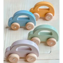 COCHE MADERA 4 UNIDADES