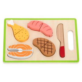 CORTAR LA CARNE MADERA