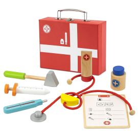 MALETA DEL MEDICO MADERA 8 PIEZAS