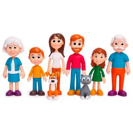 FIGURAS FAMILIA  - 8 PIEZAS