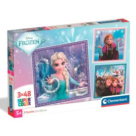 PUZLE 3X48 PIEZAS FROZEN