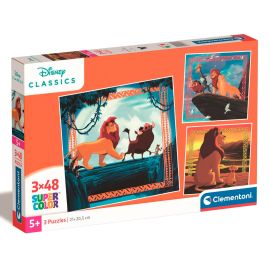 PUZLE 3X48 SQUARE EL REY LEON