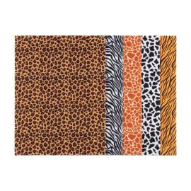 FIELTRO ESTAMPADO ANIMALES A4 10 HOJAS
