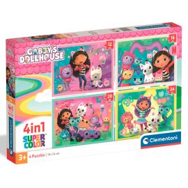 PUZLE 4 EN 1 GABBY´S DOLLHOUSE
